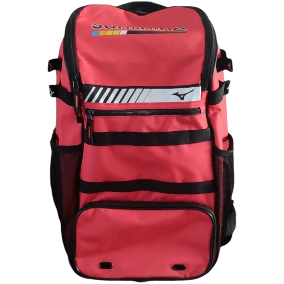 Mizuno Sunshine Organizer Red Backpack - Picture 1 of 10